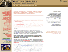 Tablet Screenshot of draftinglib.com